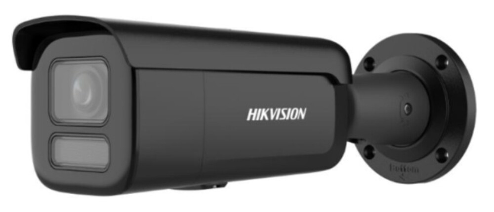 IP-камера Hikvision DS-2CD2647G2HT-LIZS(2.8-12mm)(BLACK), 4Мп, AcuSense, гибридная EXIR/LED 60м