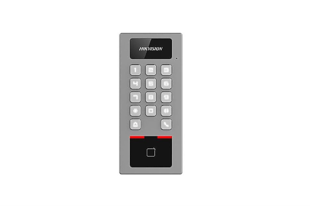 Терминал доступа Hikvision DS-K1T502DBWX, Mifare/Felica/DESfire/Bluetooth, IP65