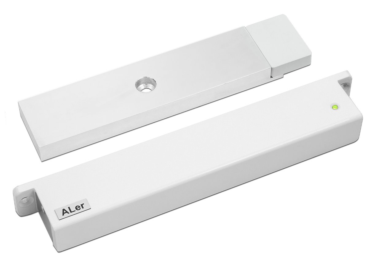 Замок электромагнитный Aler AL-300 PRemium (12 В, белый)