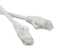 Патч-корд Lanmaster LAN-PC45/U5E-0.5-GY, Cat.5e, UTP, 0.5м, LSZH, серый