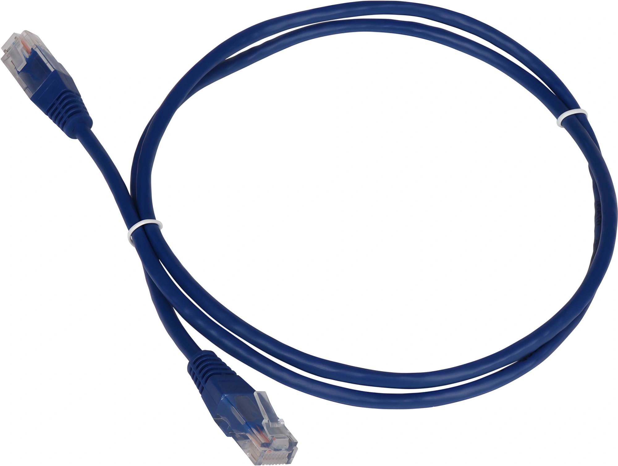Патч-корд Lanmaster TWT-45-45-3.0-BL, UTP кат.5E, RJ-45–RJ-45, 3 м, синий