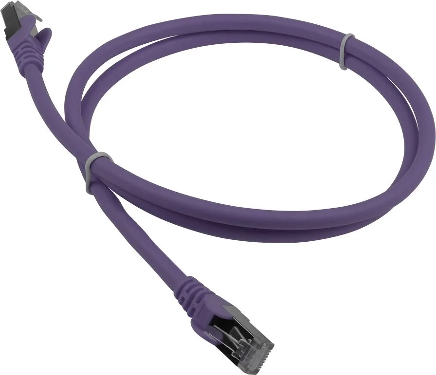 Патч-корд LANMASTER LAN-PC45/S6A-2.0-VI, FTP кат.6A, 2 м, RJ-45–RJ-45, LSZH