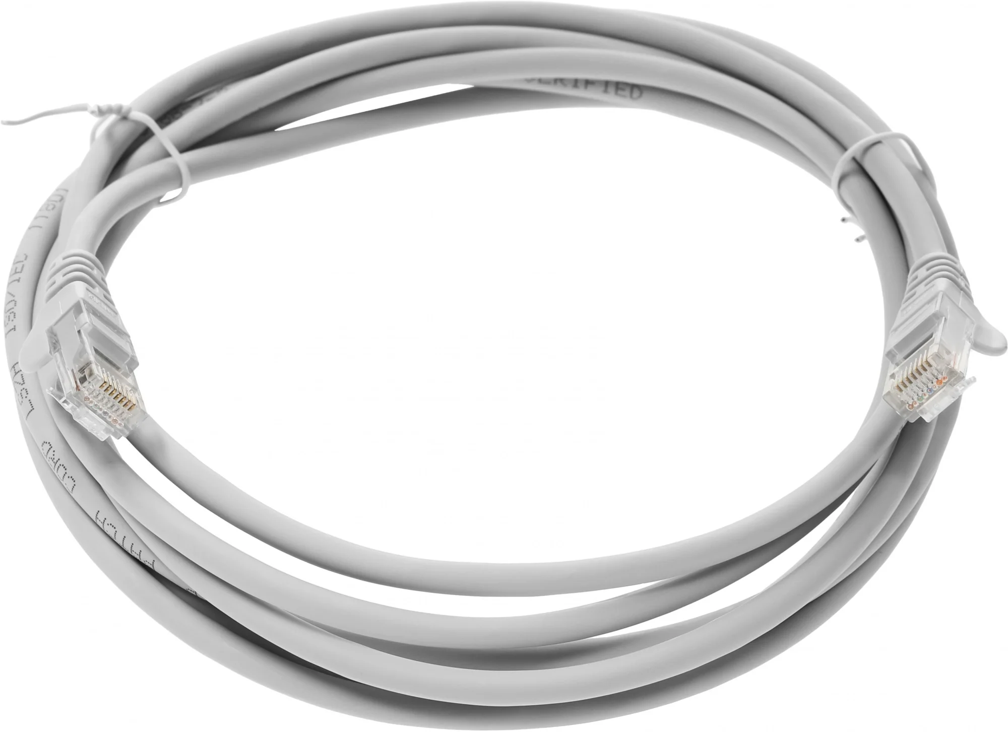 Патч-корд Lanmaster LAN-PC45/U5E-3.0-GY, UTP, Cat.5e, 3м, серый