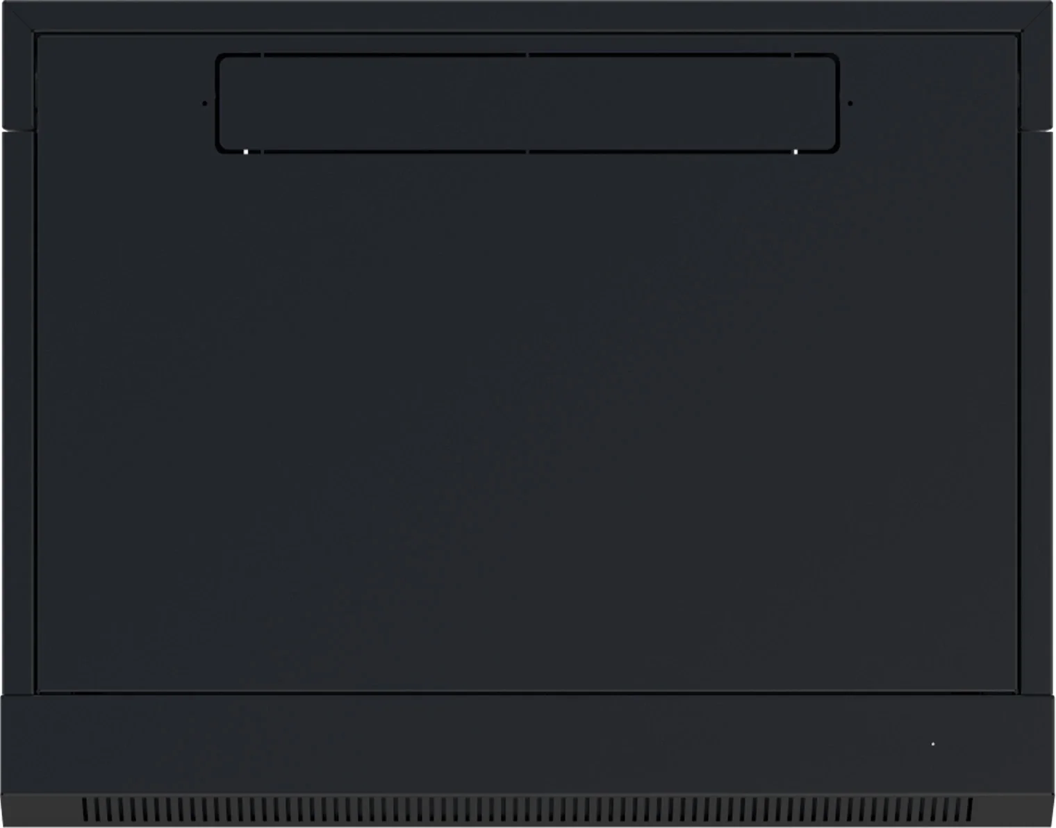 Шкаф настенный телекоммуникационный NTSS NTSS-W9U6060GS-BL, 9U, 600×600 мм, стеклянная дверь, чёрный