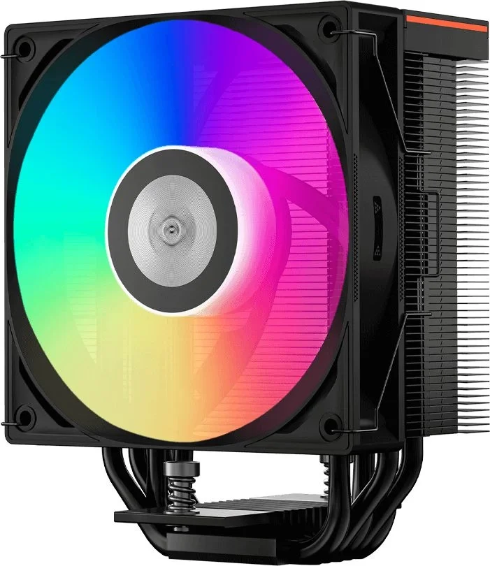 Кулер PCCOOLER RT500 Digital BK ARGB, TDP 245 Вт, 120 мм, 500–2200 об/мин, LCD