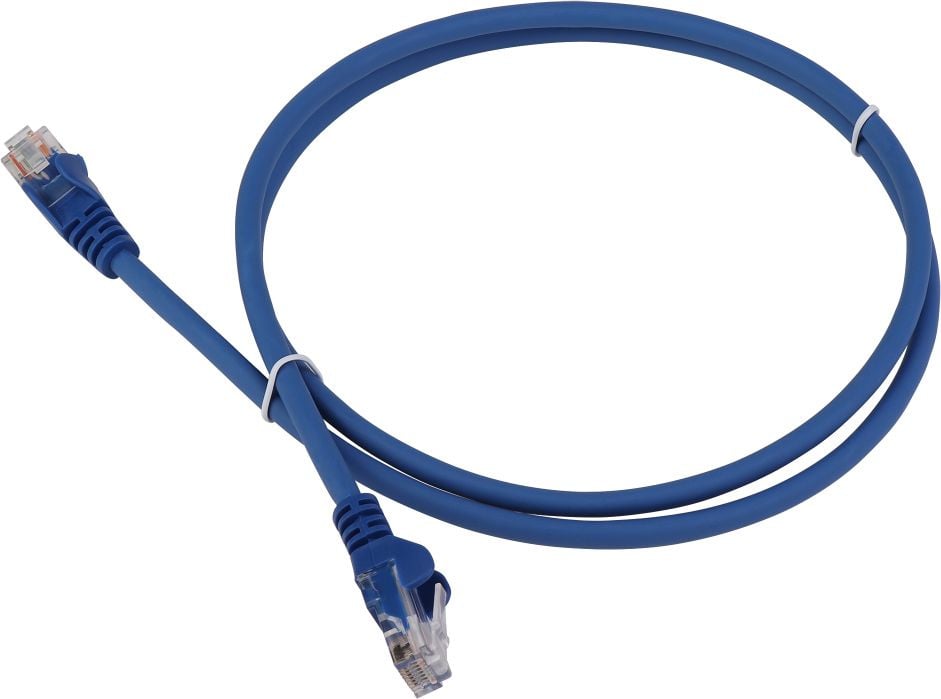 Патч-корд Lanmaster LAN-PC45/U6-2.0-BL, UTP, Cat.6, 2м, LSZH