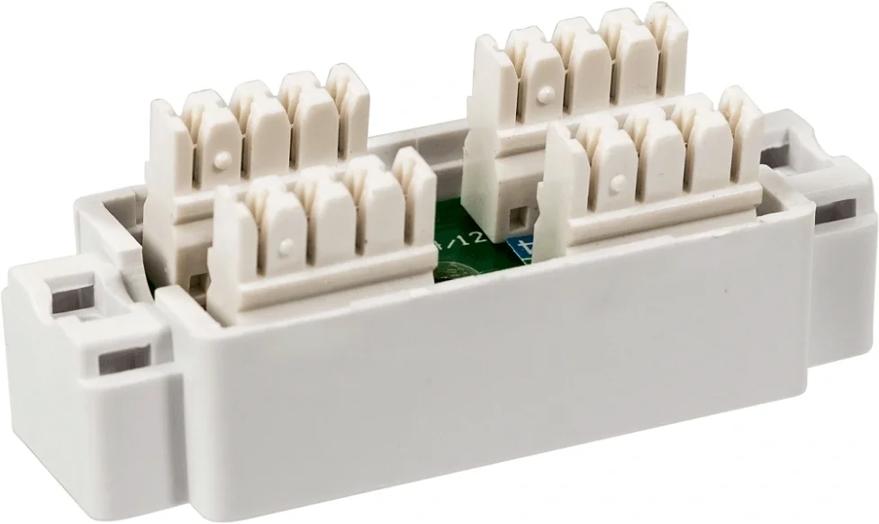 Соединительный модуль Lanmaster TWT-CN110UTP6, неэкранированный, категория 6, белый
