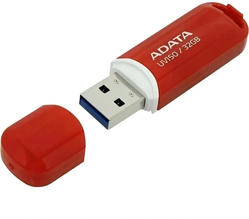 USB накопитель A-DATA AUV150-32G-RRD, 32GB, USB 3.0