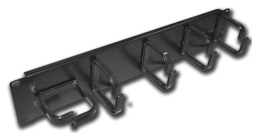 Органайзер Lanmaster LAN-ORG-2U, вертикальный, 2U, 19", кольца