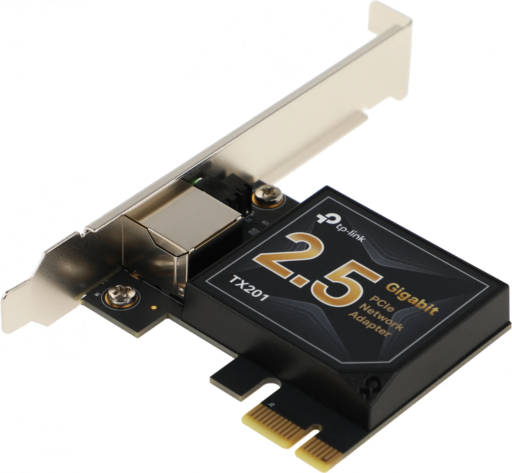 Сетевой адаптер TP-Link TX201, PCIe 2.5 Гбит/с, 1×RJ45