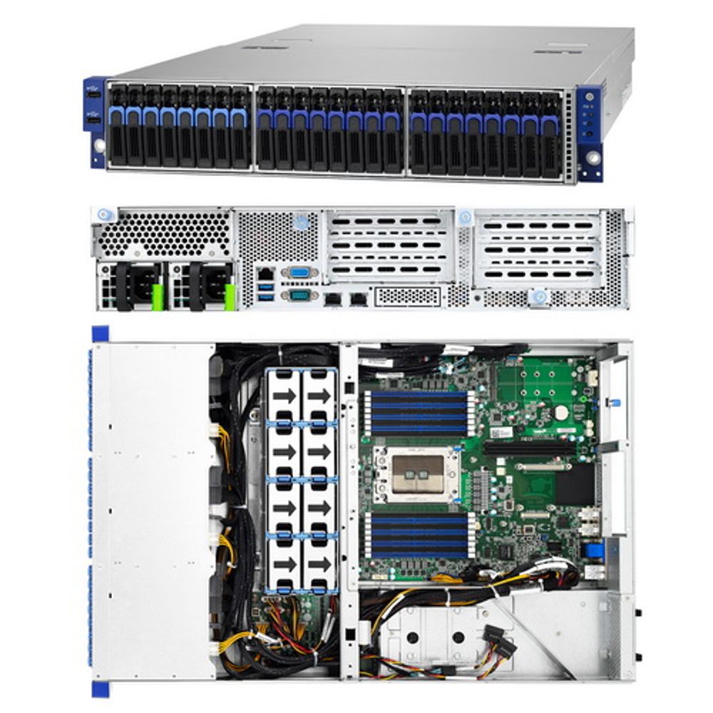 Серверная платформа TYAN B8026T70AV16E8HR 2U Rackmount, (2) 2.5" fixed HDD/SSDs, (8) 6cm fans , (1) AMD Socket SP3, (1) AMD EPYC™ 7000 Series Processor, (16) DIMM slots
