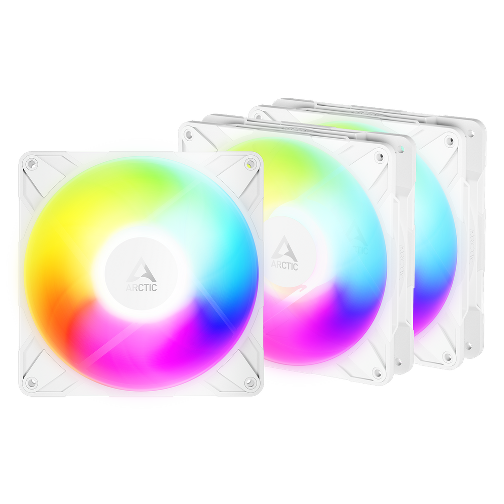 Вентилятор ARCTIC ACFAN00328A, P14 Pro Reverse A-RGB, 140 мм, 3 шт, белый