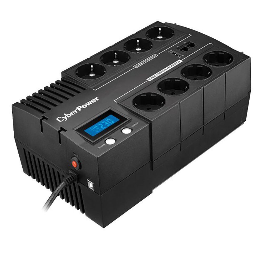 ИБП CyberPower BR700EA, Line-Interactive, 700 ВА/420 Вт, 8 розеток Schuko, USB