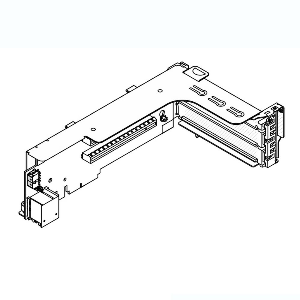 Райзер-карта Lenovo 4XH7A82892 ThinkSystem V3 2U, 2×PCIe 4.0 x16