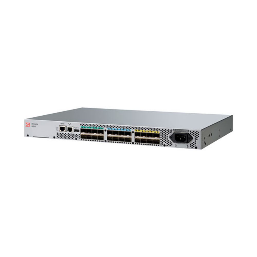 Коммутатор Brocade BR-G610-24-16G-0, FC, L2, 24×16Gb SFP+, 1U