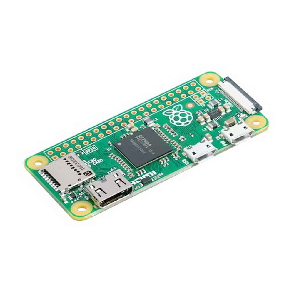 Одноплатный компьютер Raspberry Pi Raspberry Pi Zero 1GHz single-core CPU, 512MB RAM, Mini HDMI port, Micro USB OTG port, Micro USB power, HAT-compatible 40-pin header, Composite video and reset headers, CSI camera connector (v1.3 only)(MBZ)
