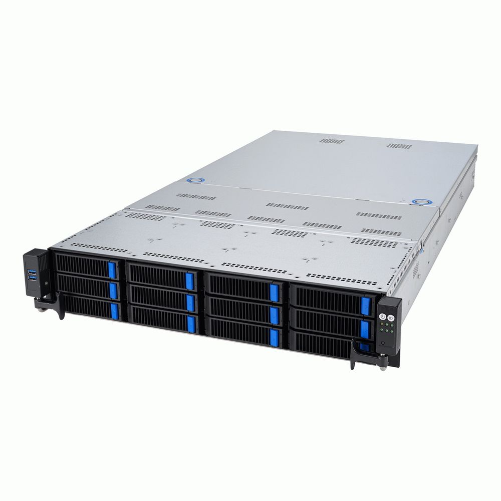 Серверная платформа ASUS 90SF02E1-M00N00, RS720A-E12-RS12, 2U, 2xSP5, 24xDDR5, 2x10GbE