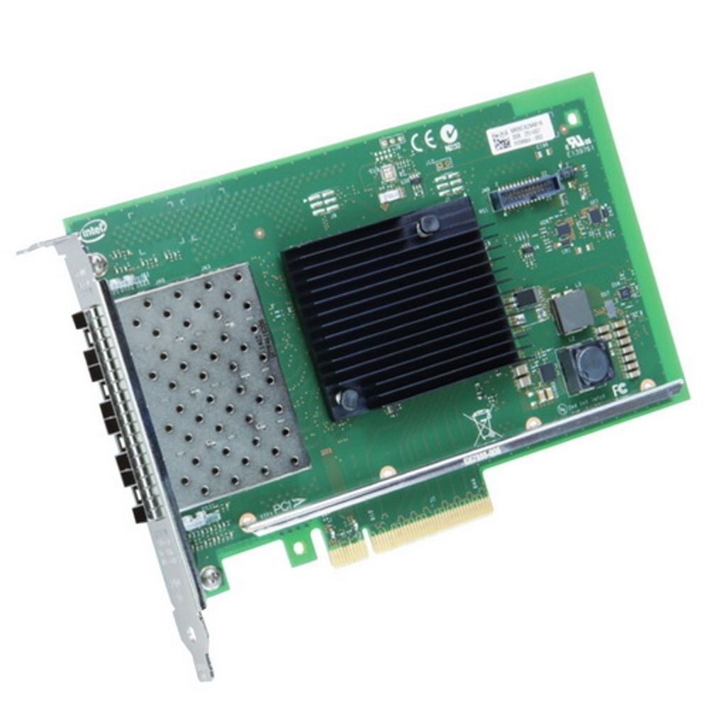 Сетевая карта Intel X710-DA4, 4×SFP+, 10GbE, PCIe x8