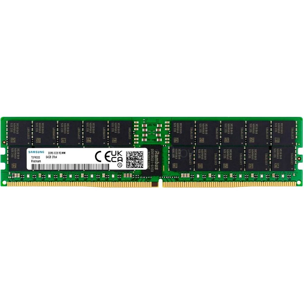 Модуль памяти Samsung M321R8GA0PB0-CWMXJ, DDR5 64 ГБ, 5600 МГц, RDIMM ECC