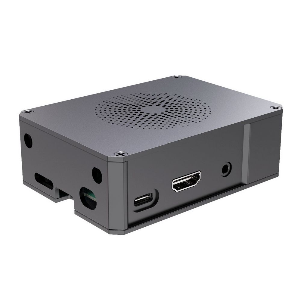 Корпус RockPi AE019 для ROCK 5C, алюминий, чёрный