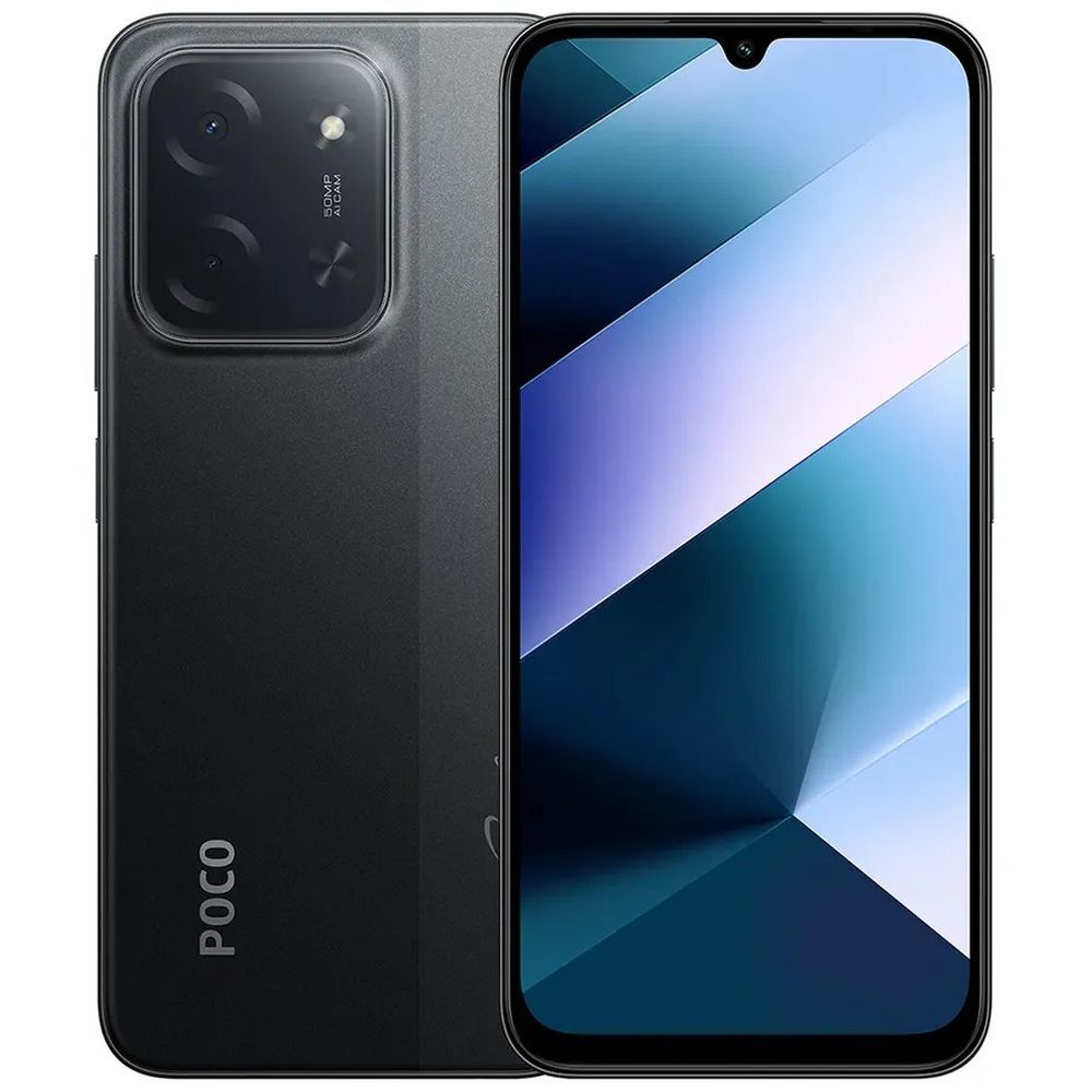 Смартфон POCO MZB0LG5RU, C85, 8+256GB, черный