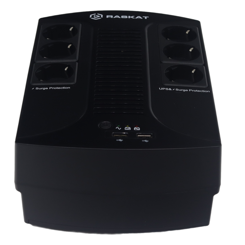 ИБП Raskat VS-850VA, 850 ВА / 510 Вт, 6×CEE 7, интерактивный