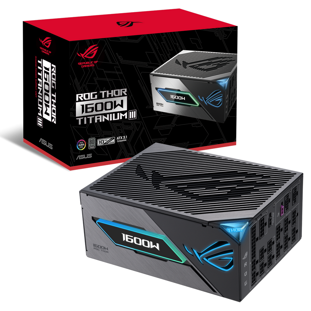 Блок питания ASUS 90YE00V1-B0NA00, 1600 Вт, ATX, 80 PLUS Platinum