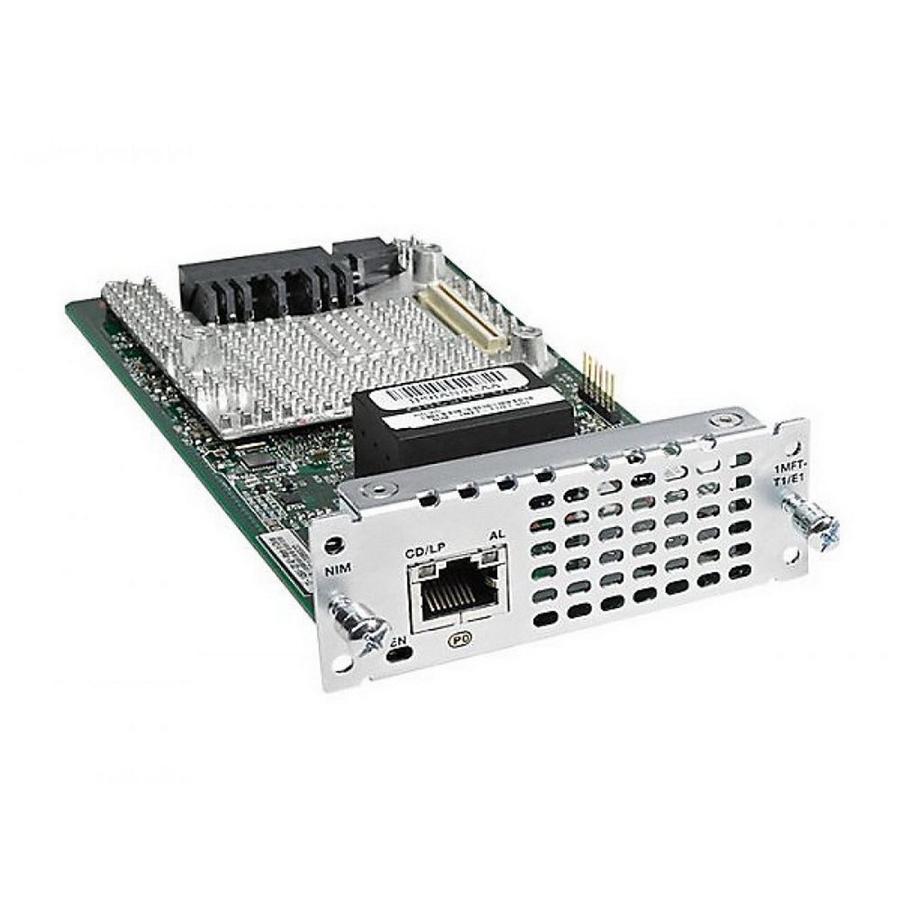 Модуль Cisco NIM-1MFT-T1/E1, 1 порт T1/E1 Multiflex Trunk