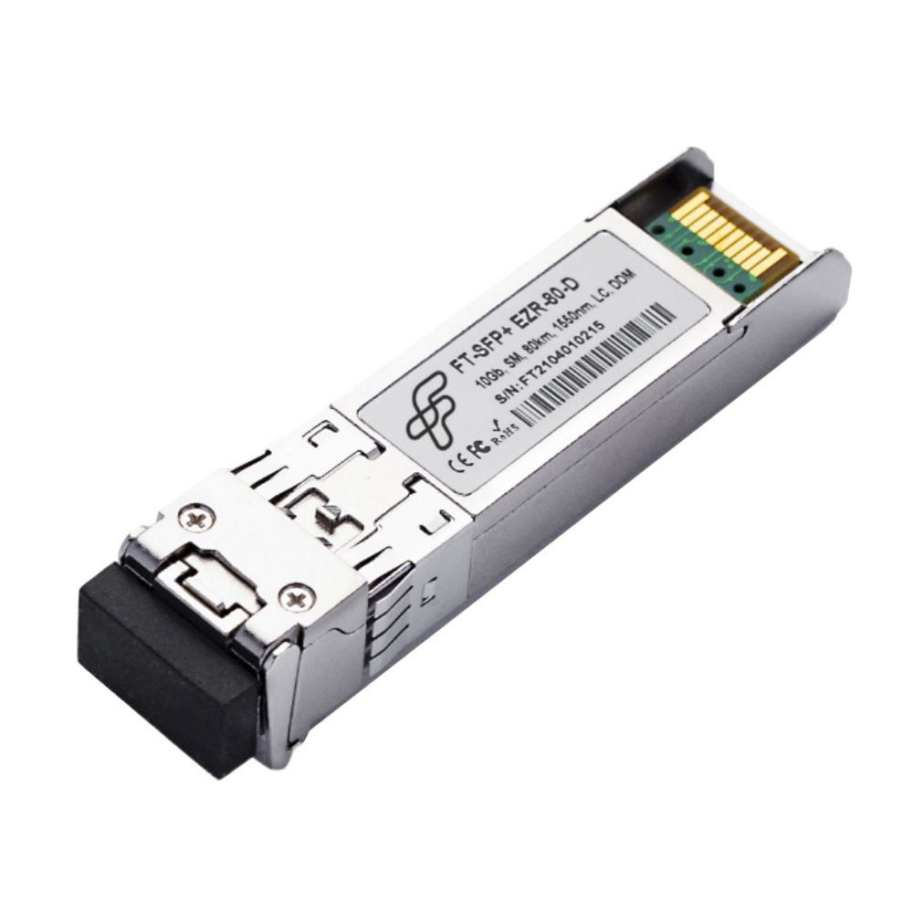 Трансивер FUTURE TECHNOLOGIES FT-SFP+-EZR-80-D, SFP+, 10Гбит/с, 80км