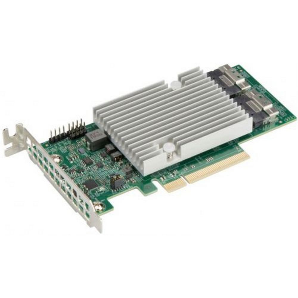 Контроллер Supermicro AOC-S3816L-L16IT-O, 16 портов SAS3 12 Гбит/с, PCIe 8x Gen4, LP