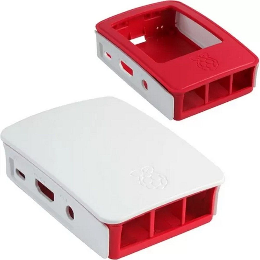 Корпус ACD RA129, для Raspberry Pi 3 B/B+, пластик, белый/красный