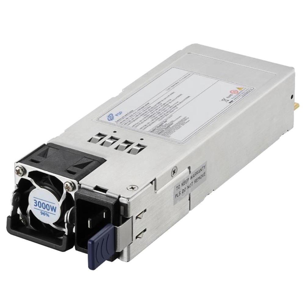 Блок питания серверный FSP FSP3000-20HM 3000W, CRPS Redundant module (ШВГ=73.5x39x185 mm),  AC FullRange Input, DC 12V & 12Vsb Output,PMBUS 1.2, 80+ Titanium, OEM