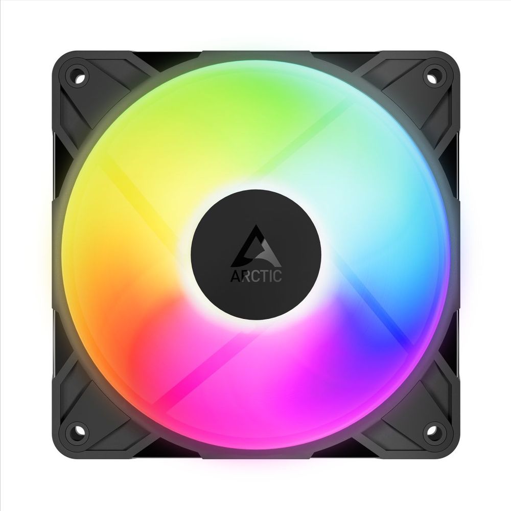 Вентилятор ARCTIC P12 Pro Reverse A-RGB, 120×120×27 мм, 4-pin PWM, ARGB