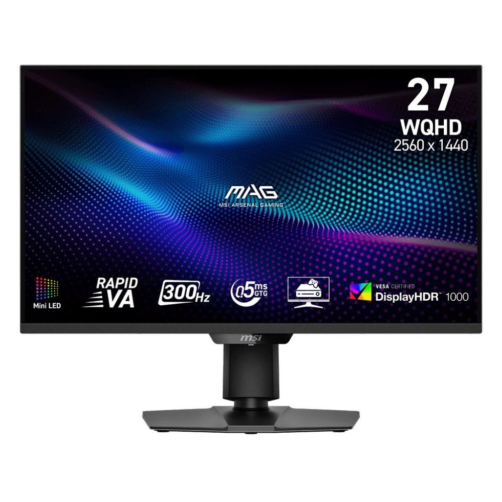 Монитор MSI 9S6-3CF09H-028, MAG 274QPF X30MV, 27", WQHD, 300Гц, HDR1000