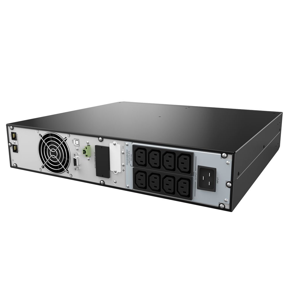 ИБП nJoy UPCMCOP120HBAAZ01B, 2000ВА/2000Вт, On-Line, 2U, Rack/Tower