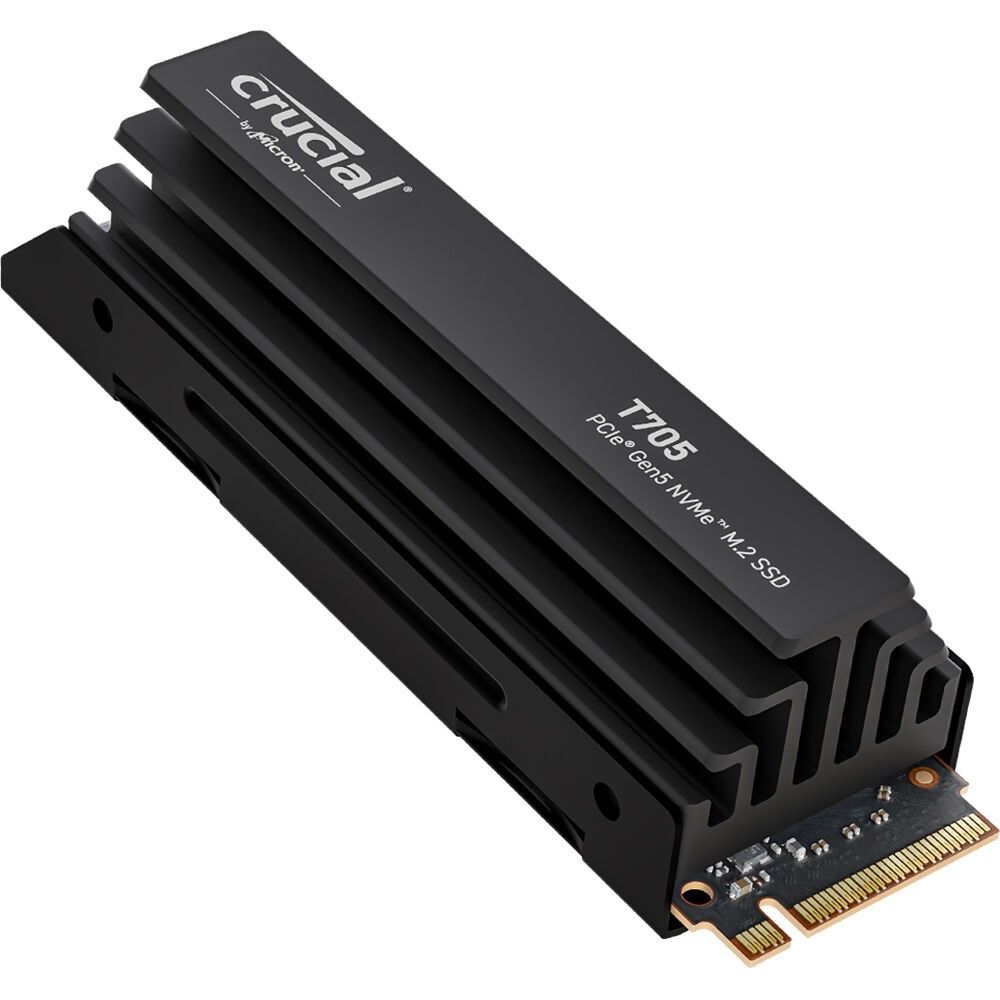 SSD Crucial T705 CT2000T705SSD5, 2ТБ, PCIe Gen5 NVMe M.2, с радиатором