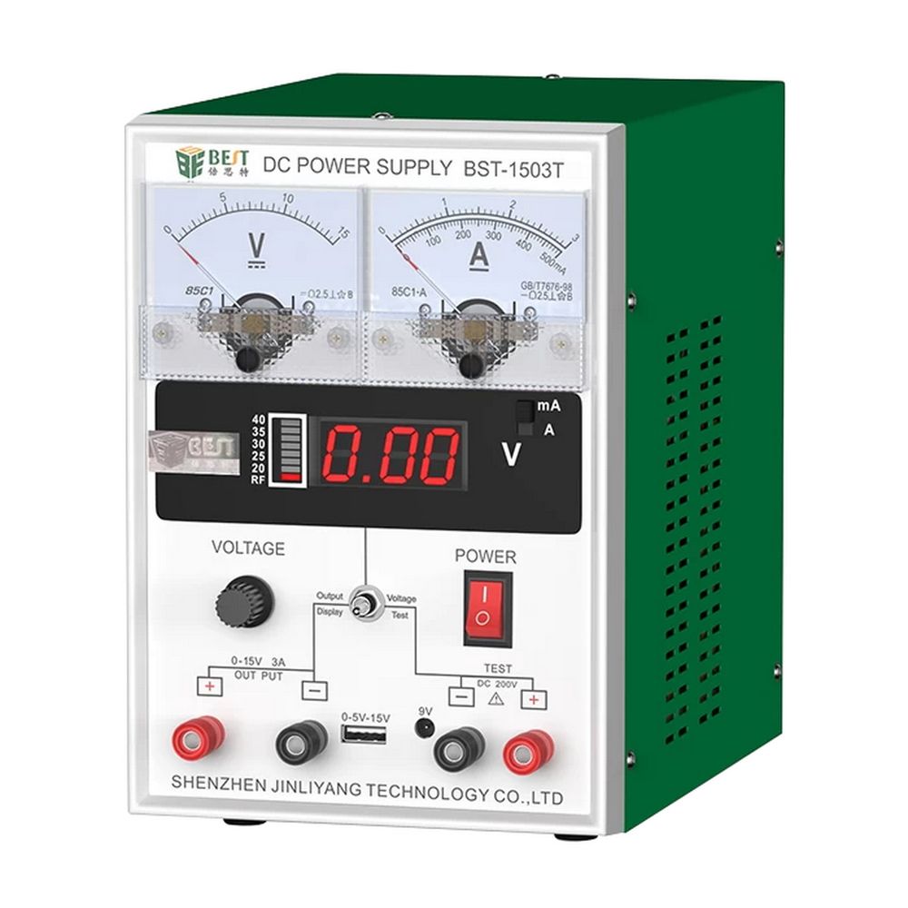Источник питания BestTool BST-1503T, 0…15 В, 3 А, 1 канал
