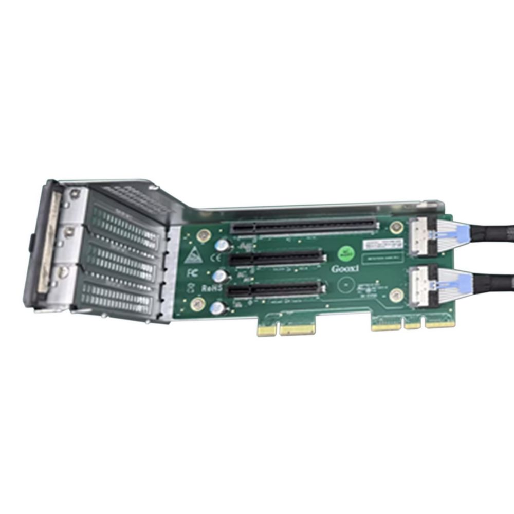 Райзер-карта Gooxi SR2108-748-PCIE3-M1, PCIe 5.0 x16, 2× PCIe 5.0 x8, 2U