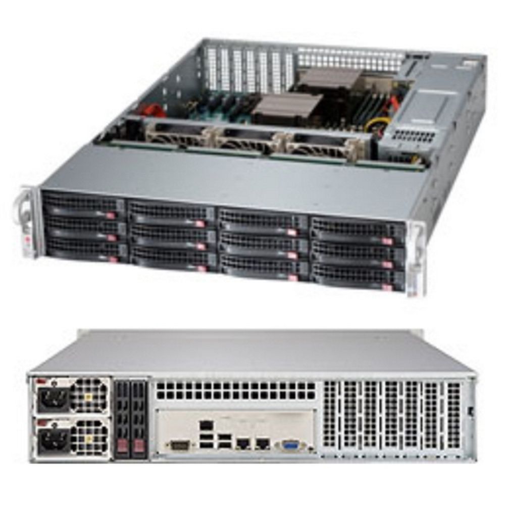 Серверная платформа Supermicro SSG-6028R-E1CR12L, X10DRH-IT
