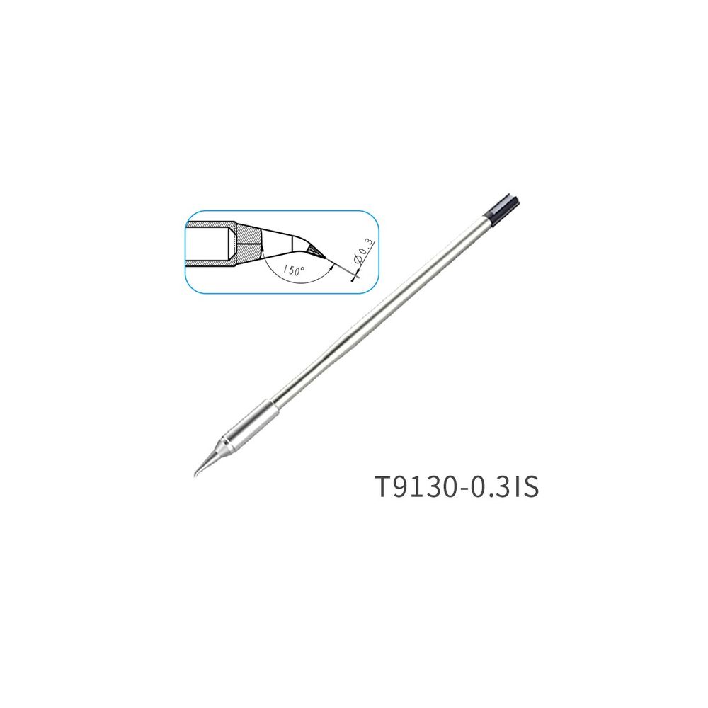 Жало ATTEN ACF032900 T9130-0.3IS, конусное изогнутое, 0.3 мм
