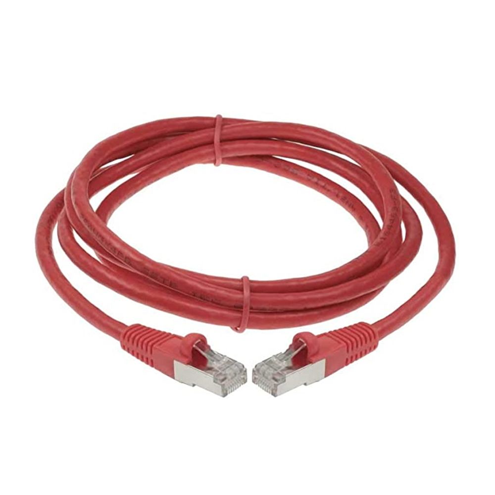 Патч-корд ACD ACD-LPS6AZ-10C, Cat.6a SSTP 26AWG, медь, LSZH, вишневый, 1 м