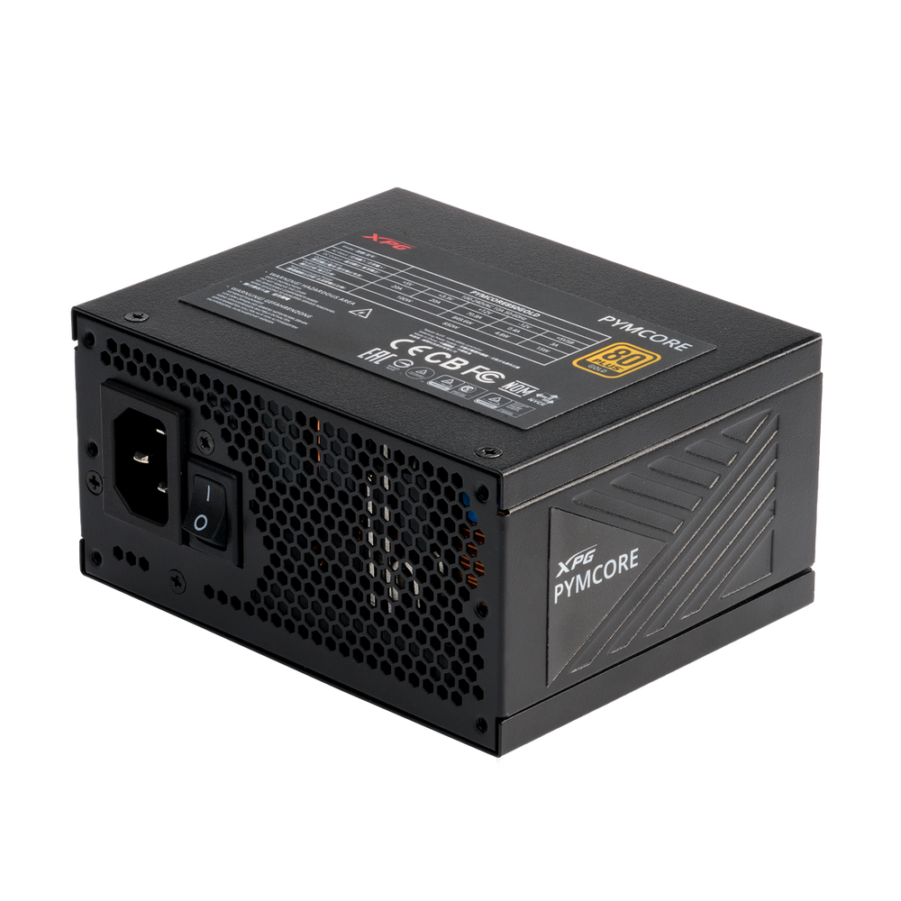 Блок питания XPG PYMCORE750G-BKCEU, 750 Вт, 80+ Gold, ATX