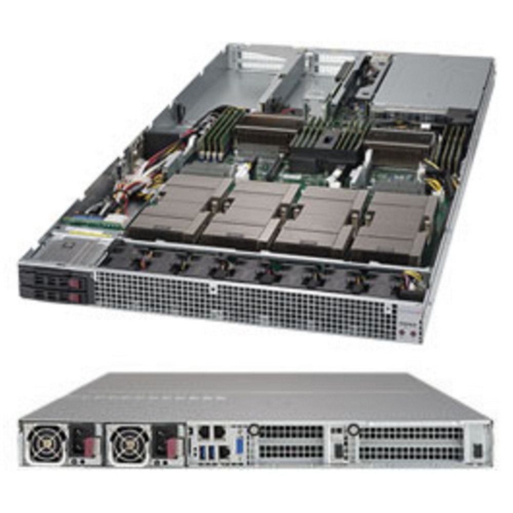 Сервер Supermicro SYS-1028GQ-TXR, 1U, 2×Xeon E5-2600V4, 16×DDR4, 4×GPU, 2000W