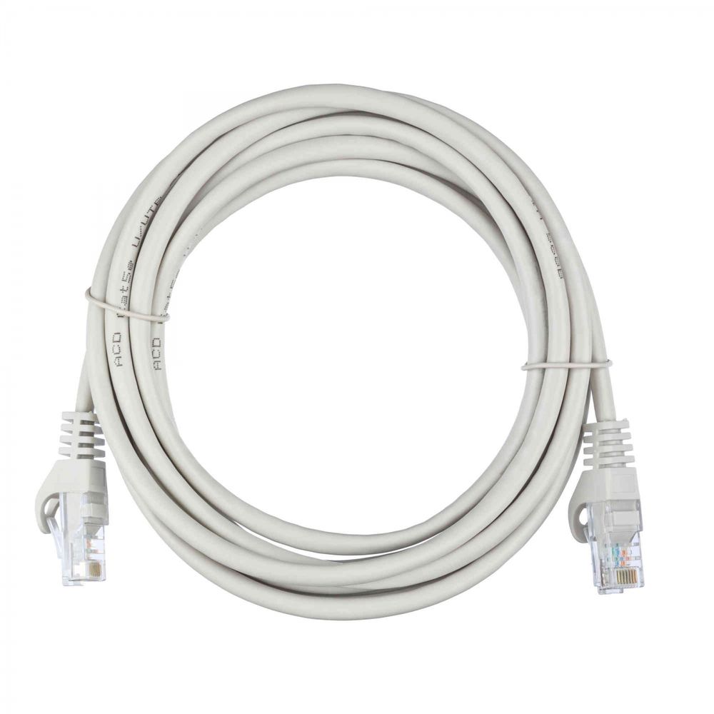 Патч-корд ACD ACD-LPU5E-30A, Cat5e U/UTP, 24AWG, CCA, 3 м, серый