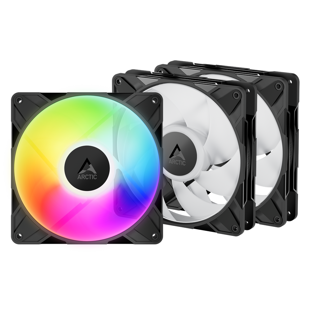 Вентилятор Arctic P12 Pro A-RGB, 120×120×25 мм, 600–3000 об/мин, 3 шт.