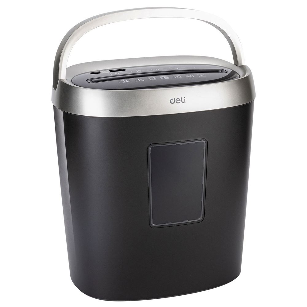 Шредер Deli Shred capacity: 5 Shred size: 4*25 Working time: 5min Bin capacity: 17L