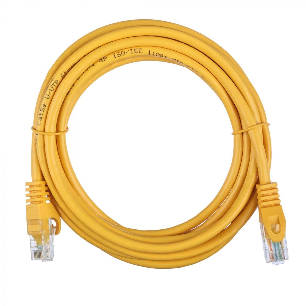 Патч-корд ACD ACD-LPU5E-30Y, Cat5e UTP, 3м, желтый