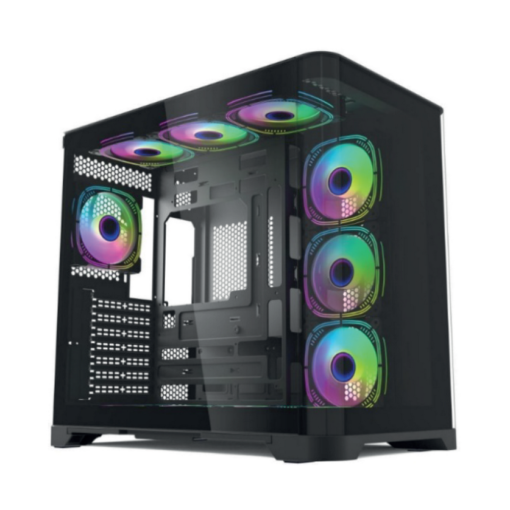 Корпус ПК Forza FZ-G42B, Middle Tower, ATX, без БП, стекло