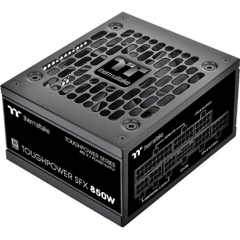Блок питания Thermaltake PS-STP-0850FNFAPE-1, 850 Вт, SFX, 80 PLUS Platinum, модульный
