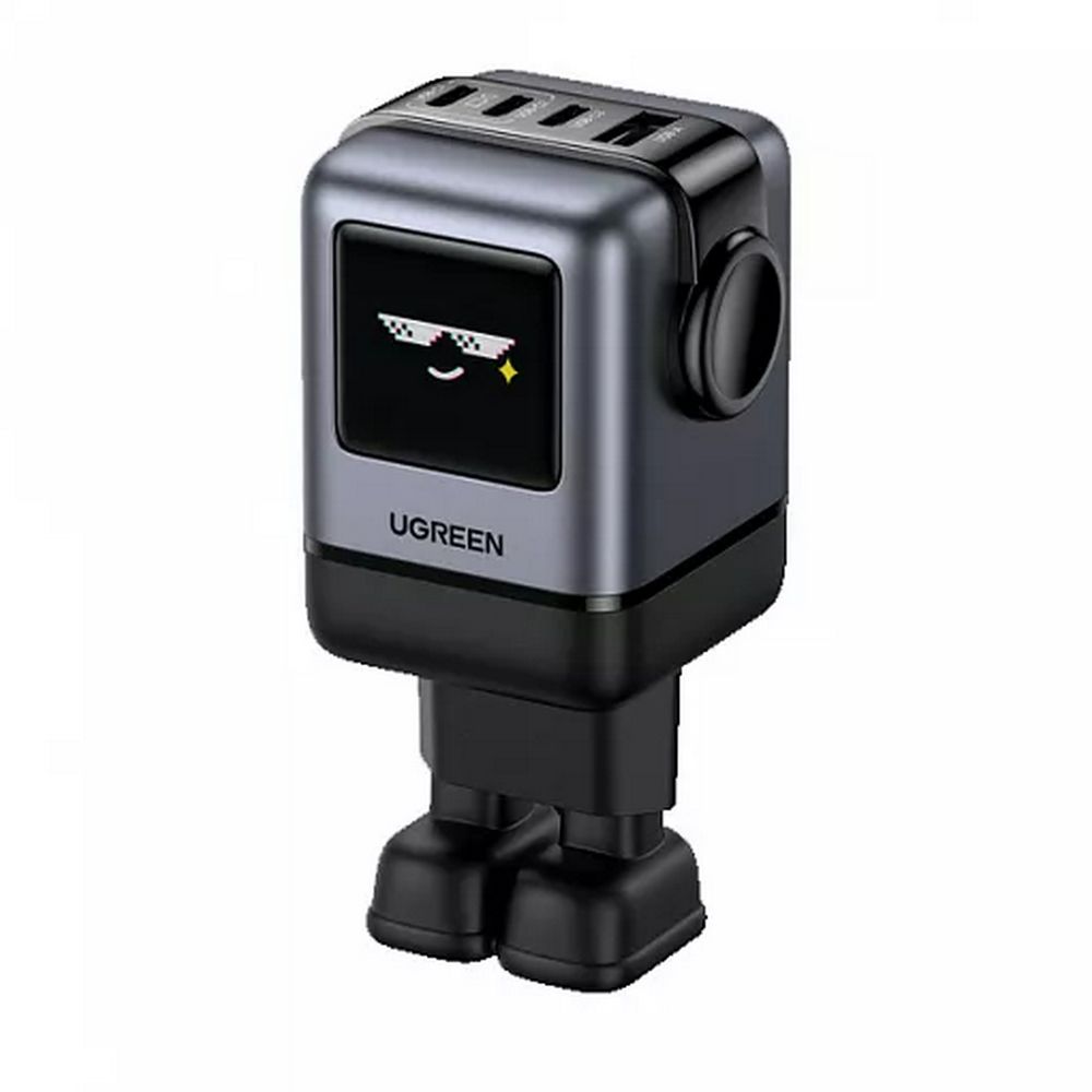 Зарядное устройство UGREEN X688 45515B UNO, 100 Вт, GaN, 3×USB-C + USB-A, EU